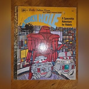 WALT DISNEY Golden Books 1979 The Black Hole movie hardcover VG/Fine condition